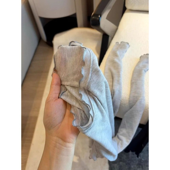 Ženska majica s dugim rukavima, okrugli vrat, uski kroj (mješavina Tencel-Spandex; aplikacije; pulover; duge rukave)