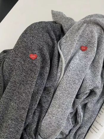 Ženska majica s kapuljom u korejskom stilu, mekani bruširani materijal, motiv srca, slobodan kroj, casual top