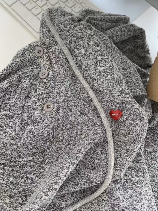 Ženska majica s kapuljom u korejskom stilu, mekani bruširani materijal, motiv srca, slobodan kroj, casual top