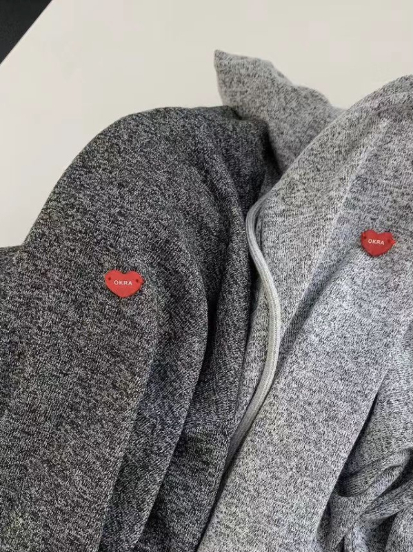 Ženska majica s kapuljom u korejskom stilu, mekani bruširani materijal, motiv srca, slobodan kroj, casual top