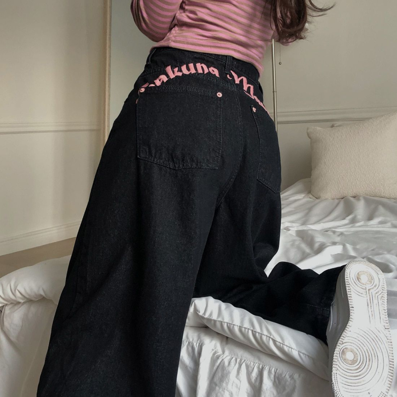 Traperice visokim strukom, ravne nogavice, pamuk s elastanom 50-70% spandex