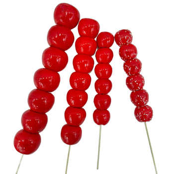 Színházi kellék: szimulált gyümölcsök nyársakkal — Wengui, Fruit skewers sorozat, anyag Bubble, testreszabás elérhető, típus: szimulált gyümölcsök