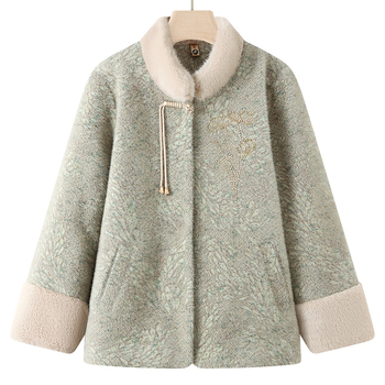 Pamukom punjena jakna; poliesterska tkanina; elegantan stil; duljina 50–65 cm (Sezona: Zima 2025; Glavni sastav: 90–95% poliestera)