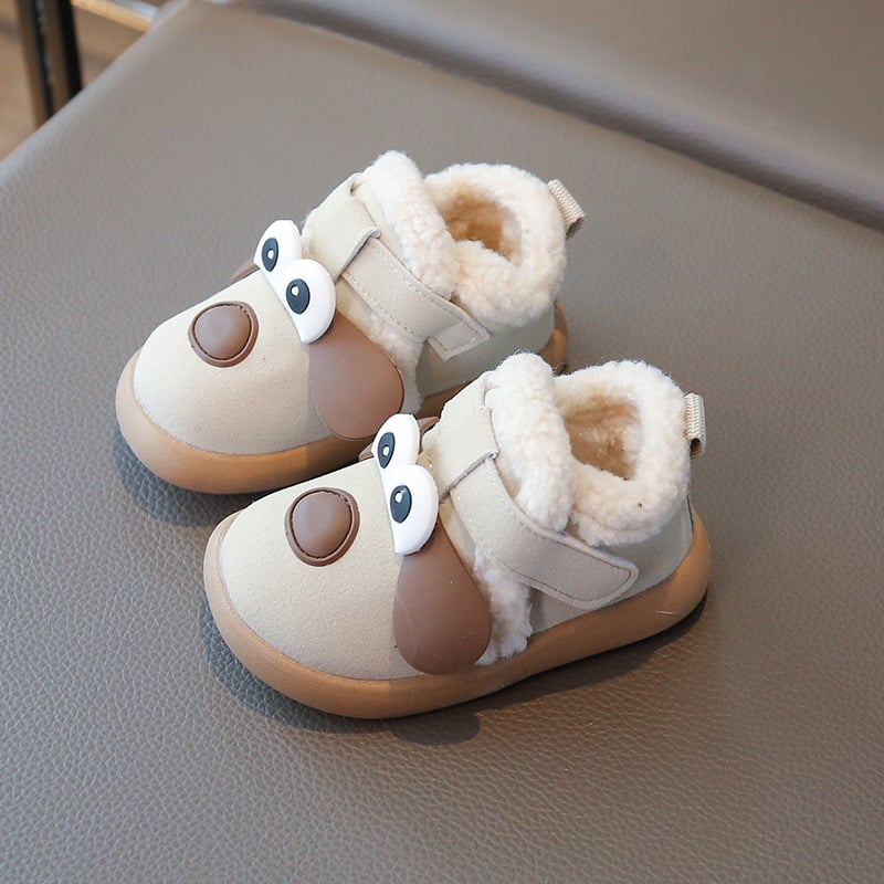 Dječje zimske tenisice od velura s flis podstavom, gumom, debeli potplat, za djevojčice