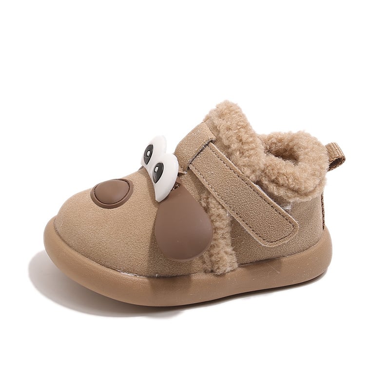 Dječje zimske tenisice od velura s flis podstavom, gumom, debeli potplat, za djevojčice