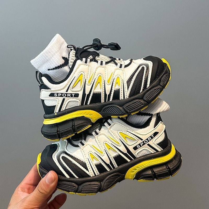 Dječje zimske umjetno kožne sportske i casual tenisice s gumom na đonu; protuklizne, tople i otporne; cartoon uzorak; unisex.