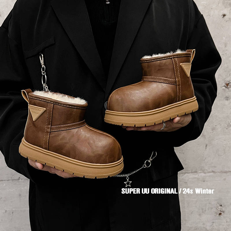 Členkové čižmy s vrchnou časťou z hovädzej kože, unisex, britský štýl, pre deti 4–16 rokov.