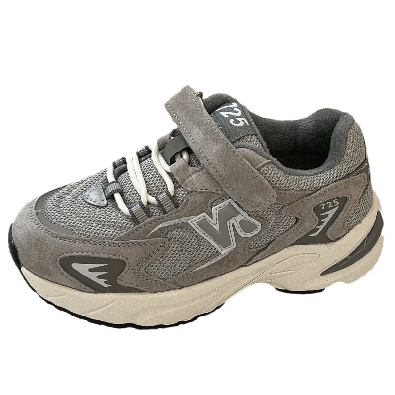 Unisex bērnu ziemas apavi ar nubuk ādas augšu, fleece odere, EVA zole, aizdare ar Velcro; viegli, silti un izturīgi pret nolietojumu