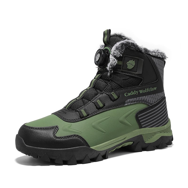 Dječje zimske planinarske cipele, sportski stil, za uzrast 7–16 godina, gornji materijal umjetna koža, potplat TPR, zatvaranje s rotirajućim gumbima, sezona jesen 2024