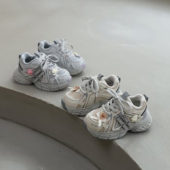 Dječje zimske tenisice - Unisex, Velcro kopčanje, debeli dizajn topline, gornji dio od umjetne kože, gumeni đon