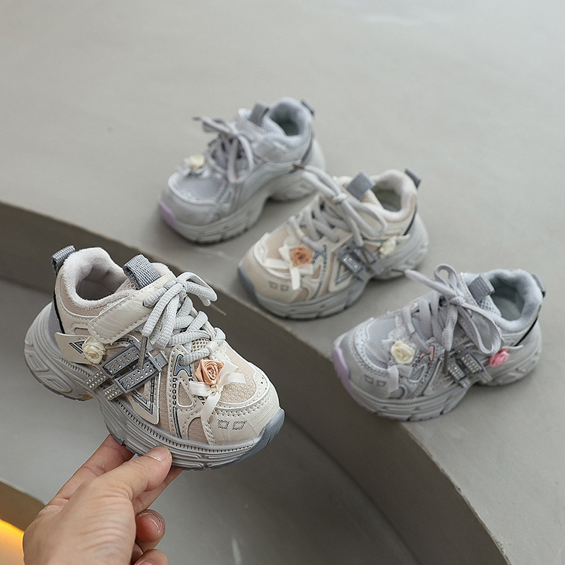 Dječje zimske tenisice - Unisex, Velcro kopčanje, debeli dizajn topline, gornji dio od umjetne kože, gumeni đon