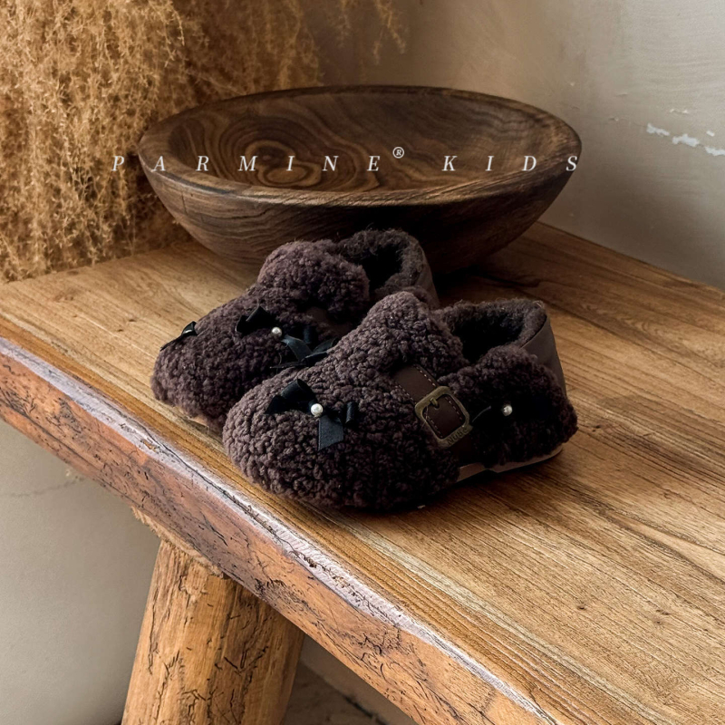 Zimske tenisice za djevojčice s vunenim gornjim dijelom i flekser podstavom, unisex (Dob: 1–3 / 4–6 / 7–12; Materijal gornjeg: Vuna; Sezona: Zima 2025)