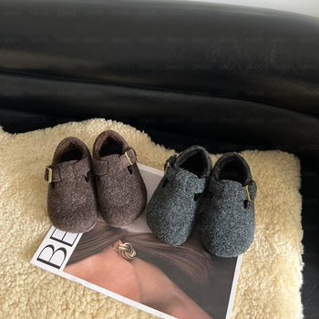 Dječje pamučne tenisice, Birkenstock stil, zatvaranje na Velcro, fleece podstava, za uzrast 1-6 godina