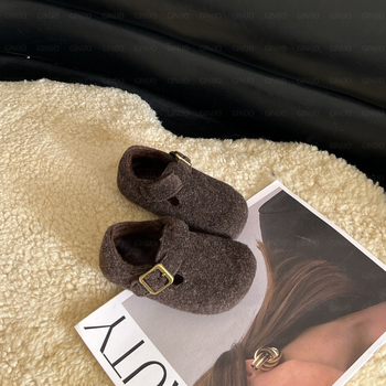 Dječje pamučne tenisice, Birkenstock stil, zatvaranje na Velcro, fleece podstava, za uzrast 1-6 godina