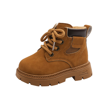 Unisex dječje zimske čizme sa Velcro zatvaranjem, unutarnja fleec podstava, gornji dio od umjetne kože, potplat PVC, za djecu uzrasta 1–6 godina