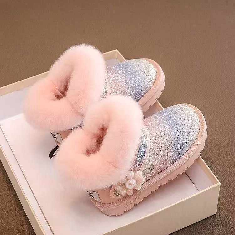 Gležnjače za djevojčice, gornji dio od mikrovlaknaste kože, stil Sweet Academy, uzrast 1–16 godina