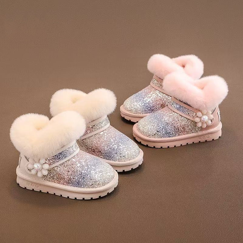 Gležnjače za djevojčice, gornji dio od mikrovlaknaste kože, stil Sweet Academy, uzrast 1–16 godina