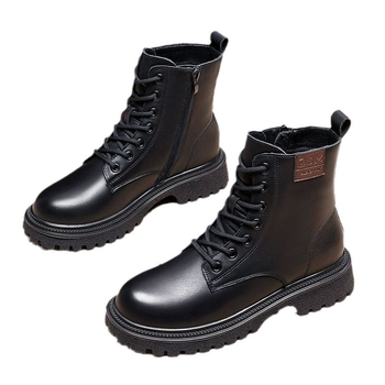 Martin čizme – korejskog stila kratke gležnjače, PU gornji dio, gumeni potplat, zatvarač, 3-5 cm peta