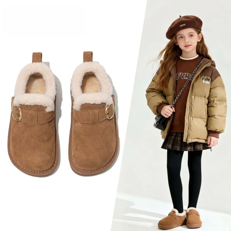 Unisex dječje gležnjače - svakodnevni stil, gornji dio od sintetičke kože, gumeni potplat, zima 2025, za djecu 4-16 godina