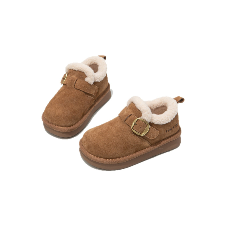 Unisex dječje gležnjače - svakodnevni stil, gornji dio od sintetičke kože, gumeni potplat, zima 2025, za djecu 4-16 godina