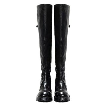 Ženske čizme iznad koljena s debelim potpeticama 6-8 cm, visokim krojem, vodootporne, protuklizne