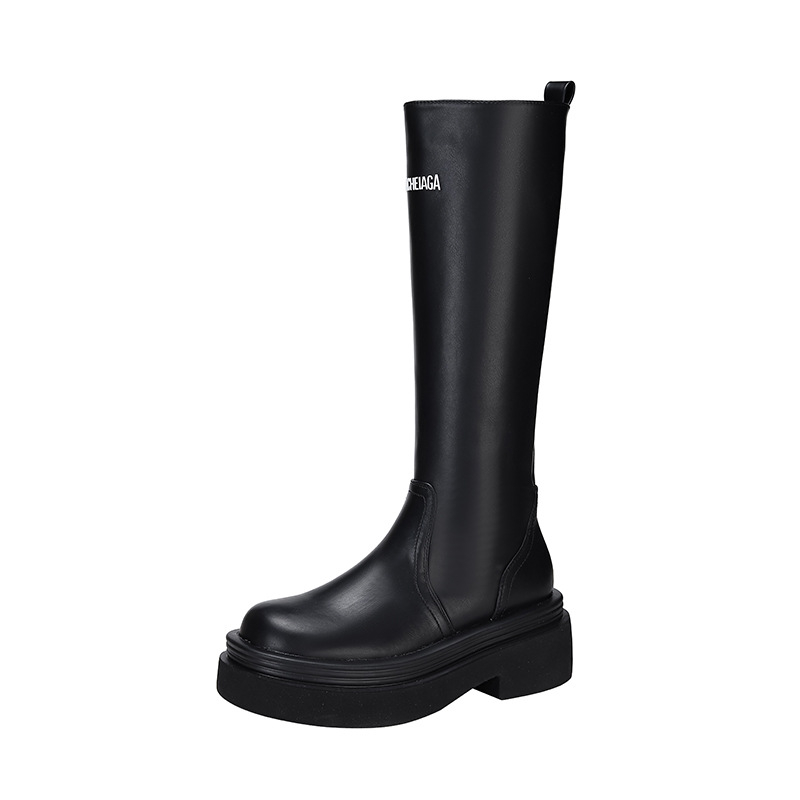Viteške čizme – gornji dio od mikrovlakana, gumeni đon, srednji peta 3–5 cm, zaobljena nosnica, retro stil