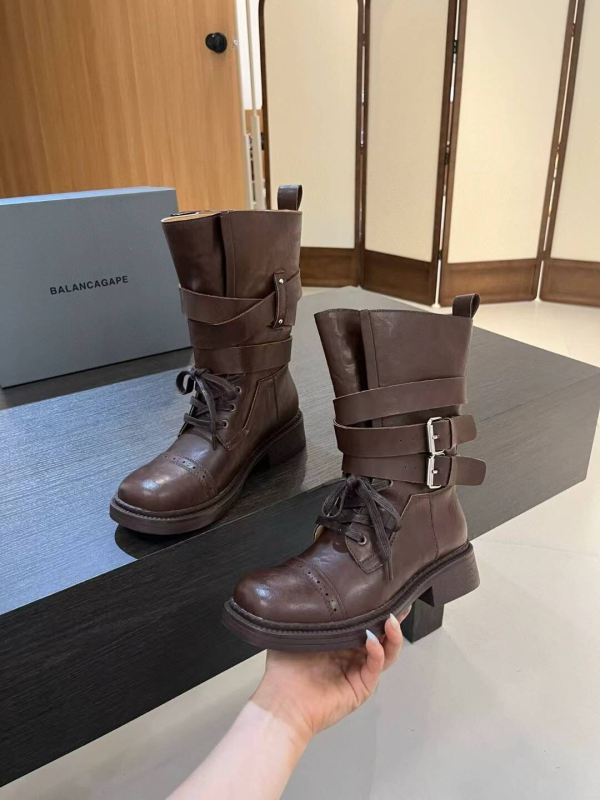 Ženske Knight čizme s visokim nadkoljenim, okrugla nosnica, gumena potplata, gornji dio od druge kože, peta 3–5 cm, korejski stil.