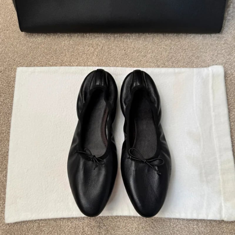 Ženske balerinke, zaobljeni vrh, mikrovlakna gornja strana i podstava, niski plosnati potpetica, slip-on