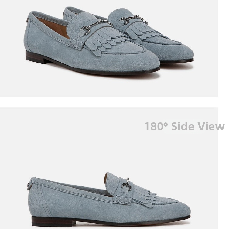 Dámske loafers – okrúhla špička, vrchnok zo hovädzej kože, vnútorný materiál z prírodnej kože, podšívka z ovčej kože, nízky profil, gumová podrážka, jeseň 2025