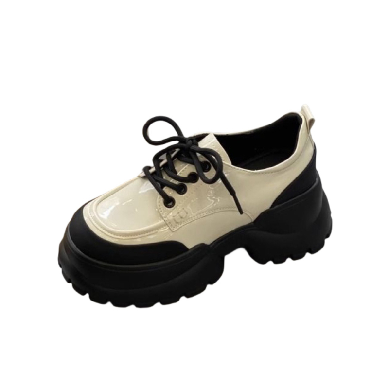 Ženske loaferice, korejskog stila Mary Jane, gornji dio PU, srednji peta 3-5 cm, debeli pet, gumeni đon