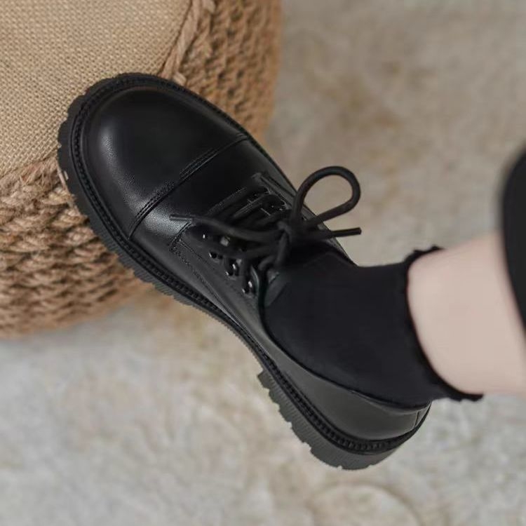 Ženske ravne cipele s PU gornjim dijelom, niski mačji pet, vulkanizirana potplat, Mary Jane / korejski stil, za jesen