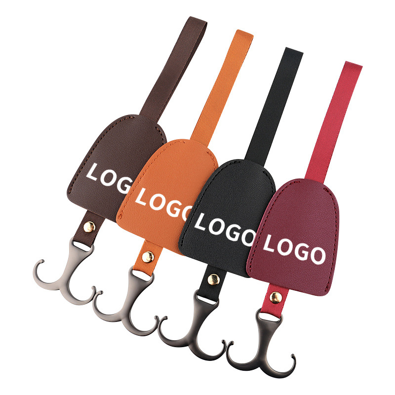 Άγκιστρο αυτοκινήτου εσωτερικού χώρου με κρυφό προσκέφαλο καθίσματος – δέρμα και κράμα ψευδάργύρου, απλός σχεδιασμός, εσωτερική διακόσμηση και αποθήκευση