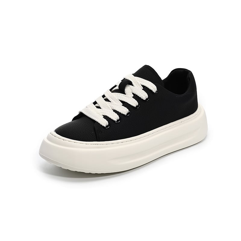 Muške skateboard tenisice s PU gornjim dijelom, niski vrh, debeli đon od gumene pjene, vezanje šnura