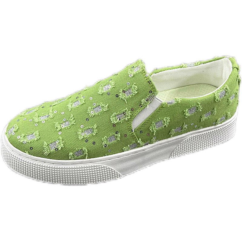 Muške casual slip-on tenisice s debelim potplatom, gornji dio od sintetičke kože, PVC potplat, niski profil, okrugli nos