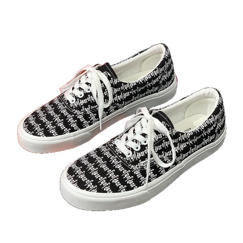 Flats tenisice - platnena gornja, niski vrat, okrugli vrh, gumeni potplat, unisex