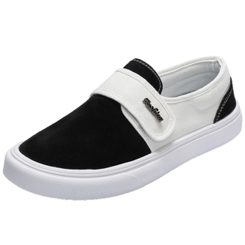 Muške platnene tenisice s Velcro kopčom, prozračne, lagane, gumena potplata