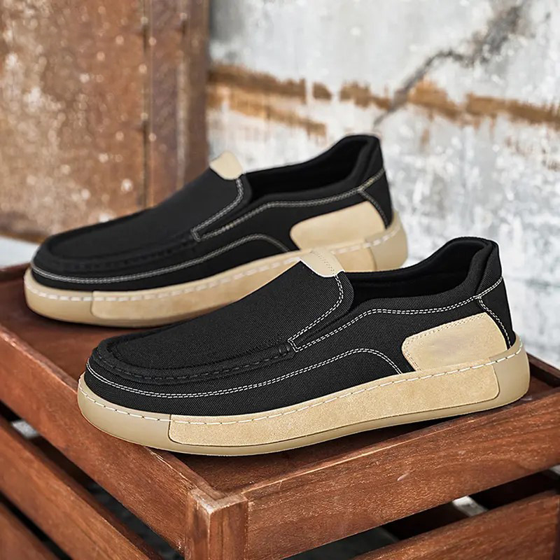 Muške skate tenisice - PU gornji dio, PU uložak, injekcijski oblikovana potplata, vezanje, niski profil