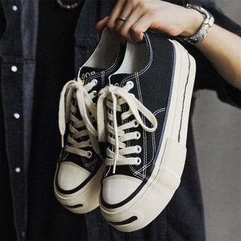 Unisex platnene tenisice, s vezanjem, niska gornja linija, vulkanizirana gumena potplat – prozračne, lagane, otporne na habanje