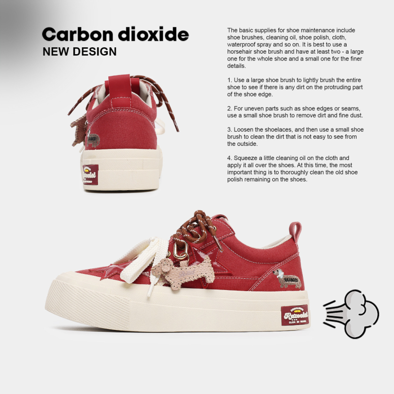 Unisex skejt tenisice - okrugli nos, platneni gornji dio, PU uložak, gumeni đon, niski kroj