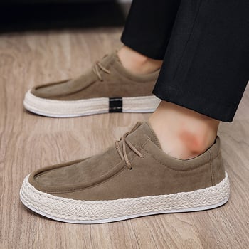 Muške casual tenisice s PU gornjim dijelom, okrugli nos, niska peta 1–3 cm, PVC đon, PU ulošak