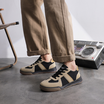 Muške tenisice od platna s niskim gornjim dijelom, prozračna mrežasta unutrašnjost, EVA uložak, vezanje šnurkama