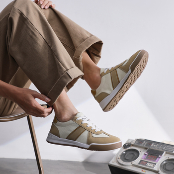 Muške tenisice od platna s niskim gornjim dijelom, prozračna mrežasta unutrašnjost, EVA uložak, vezanje šnurkama