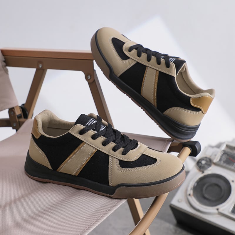 Muške tenisice od platna s niskim gornjim dijelom, prozračna mrežasta unutrašnjost, EVA uložak, vezanje šnurkama