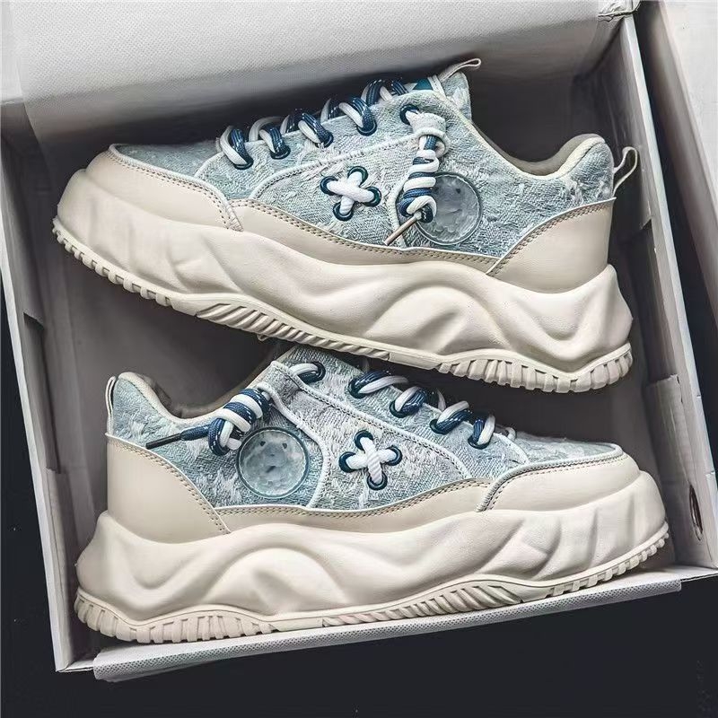 Loafers bărbătești de vară, din pânză, talpă din cauciuc, profil scăzut, vârf rotund