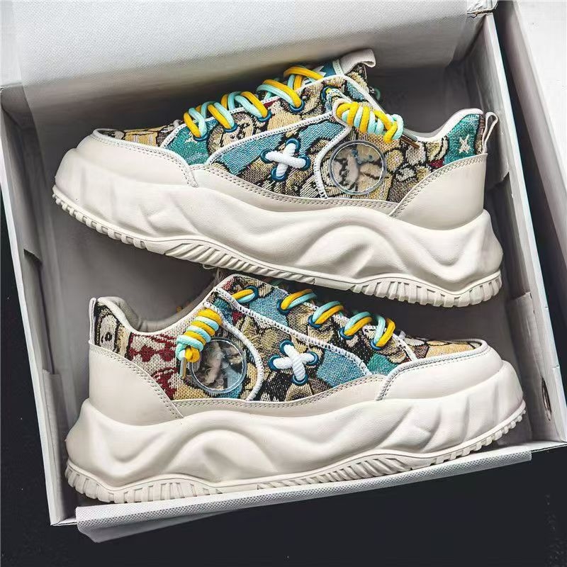 Loafers bărbătești de vară, din pânză, talpă din cauciuc, profil scăzut, vârf rotund