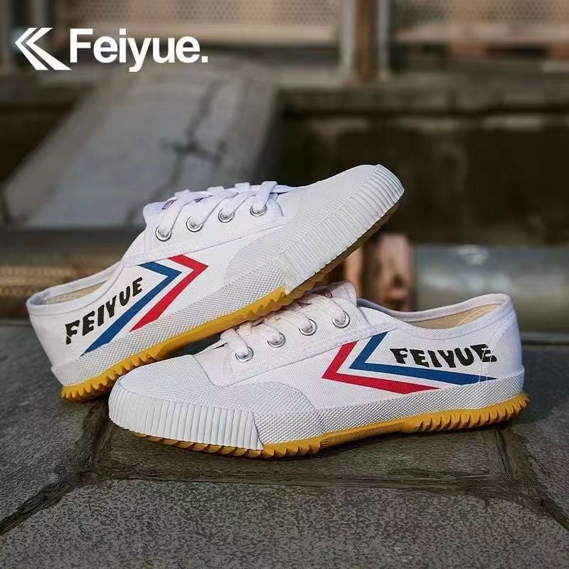 Feiyue platnene tenisice za borilačke vještine – prozračne unisex tenisice s gumom, vezice sprijeda, okrugli vrh, niski potpetica