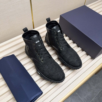 Adidași înalți pentru bărbați, din denim, cu patchwork din pânză (upper denim; patchwork; înalt; șireturi; talpă antiderapantă)