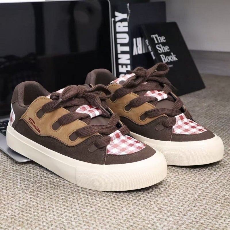 VASIBAEN Muške tenisice od platna – lagane, PU gornji dio, gumena potplat, niski kroj, okrugli vrh prsta