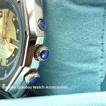 Pánske automatické mechanické hodinky s japonským Miyota 46941 pohonom, safírové sklo, púzdro a náramok z nehrdzavejúcej ocele, vodotesnosť 50 m, kalendár a zobrazenie týždňa, luminescujúce ručičky