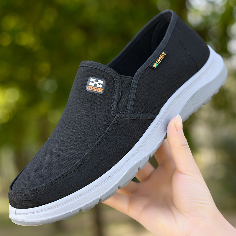 Мъжки канвасови обувки - дишащи, леки, износоустойчиви, нисък профил, кръгъл нос